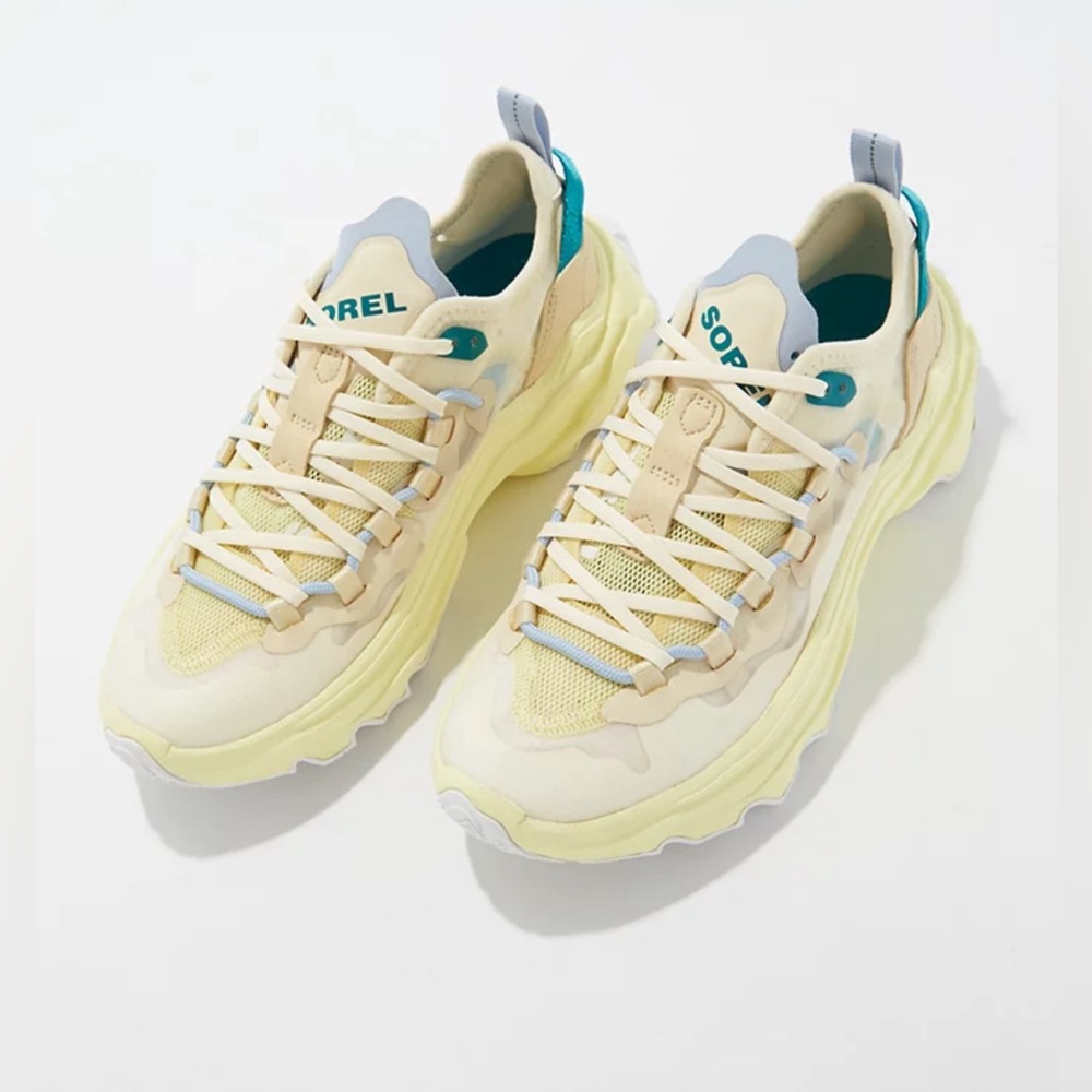 🍋 SOREL Kinetic Breakthru Tech Lace Trainers in Natural size 7.5